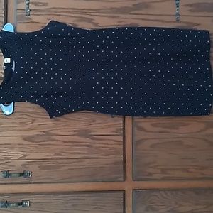 Old Navy Black & White Pokadot Dress Size M